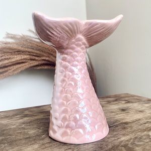 Pink Holographic Mermaid Tail Decor